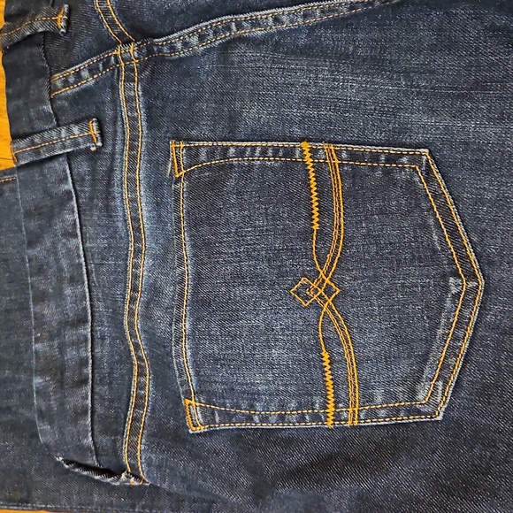 Lucky Brand Dark Blue Denim Crop Jeans 10 / 30 Sweet Jean Crop - Picture 9 of 9